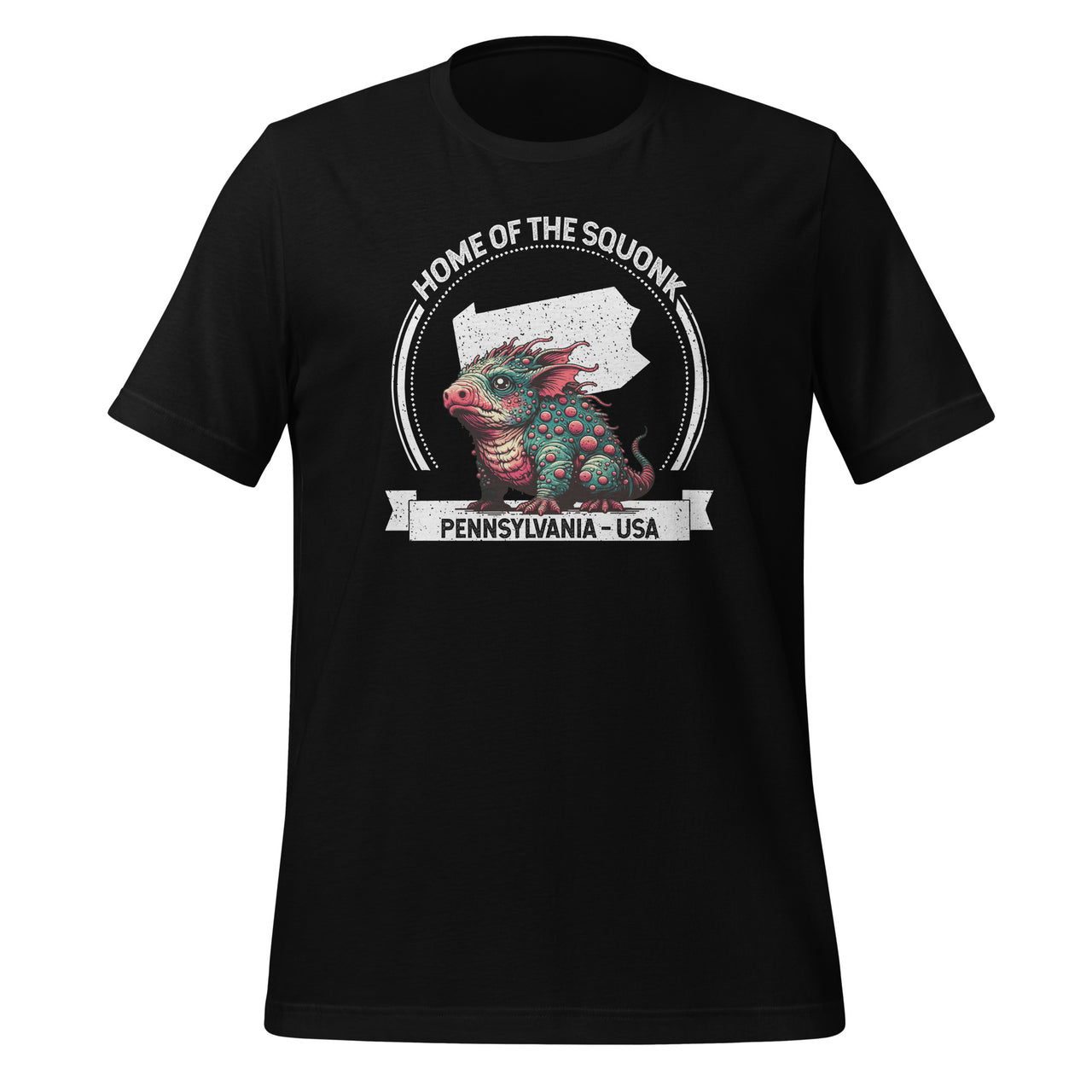 Home of the Squonk Cryptid Monster Sad Emo USA Pennsylvania Unisex T-Shirt