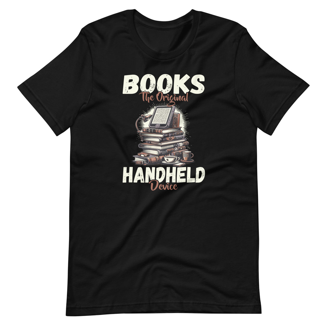 Books The Original Handheld Device Book Librarian Unisex T-Shirt