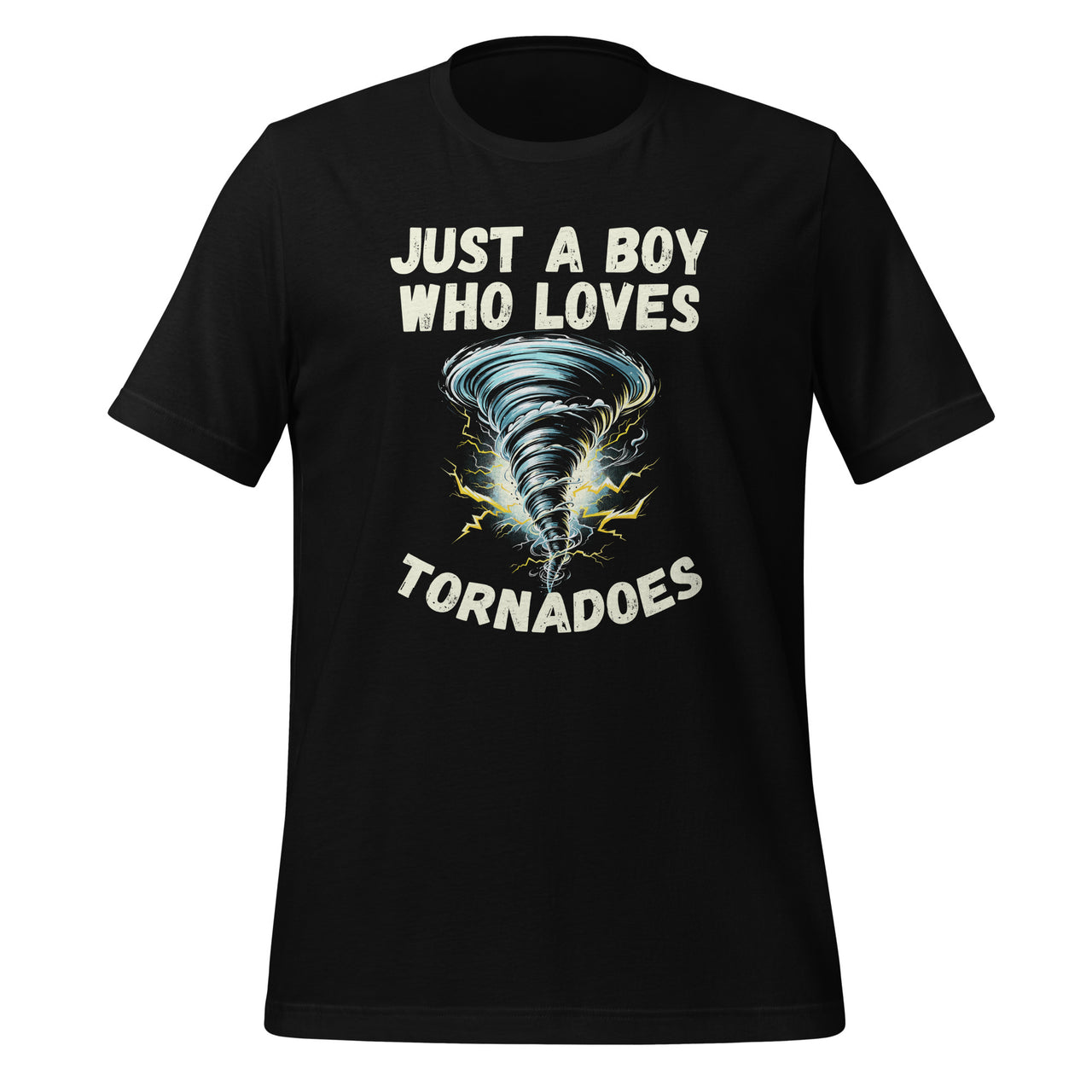 Just A Boy Who Loves Tornadoes Weather Storm Tornado Chaser Unisex T-Shirt