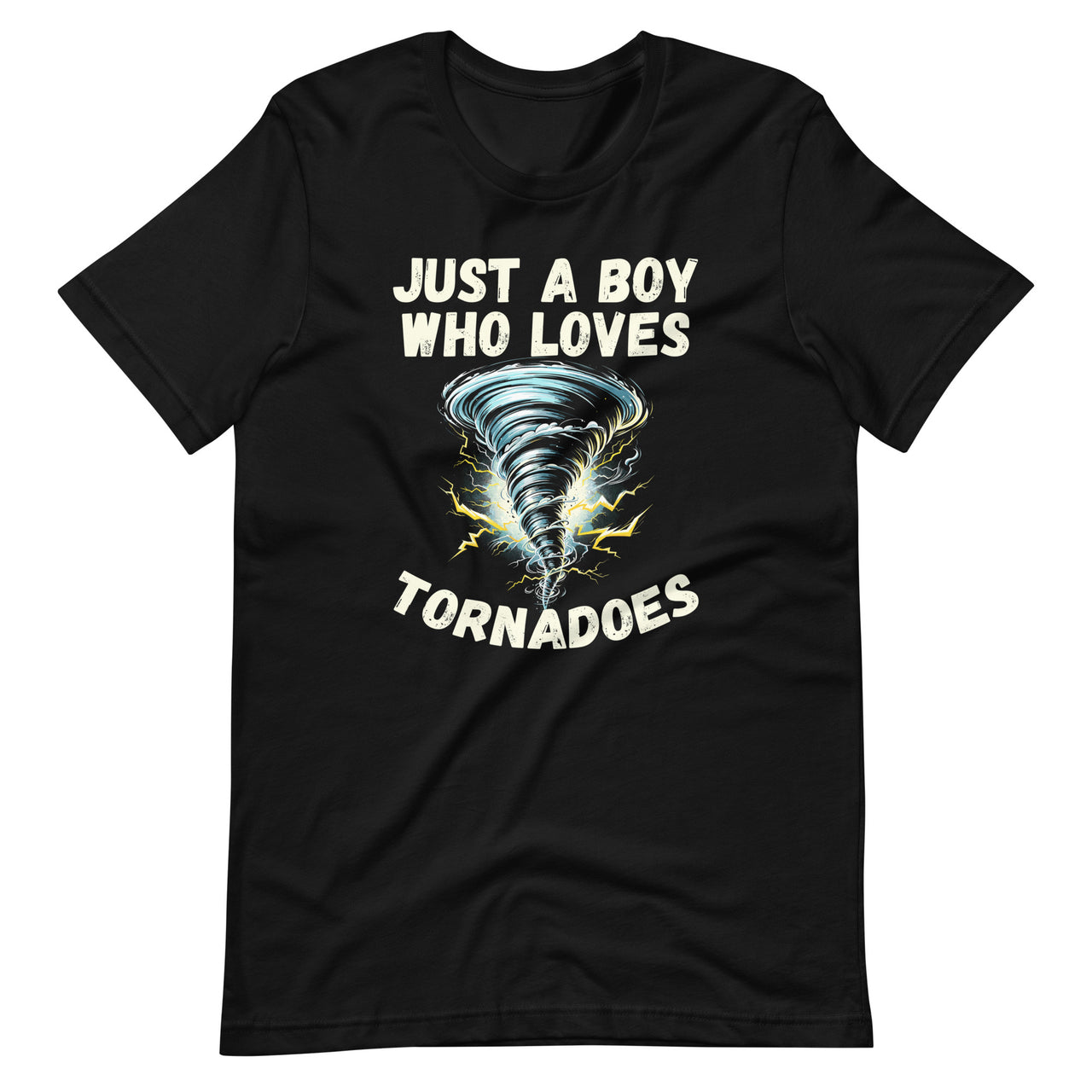 Just A Boy Who Loves Tornadoes Weather Storm Tornado Chaser Unisex T-Shirt