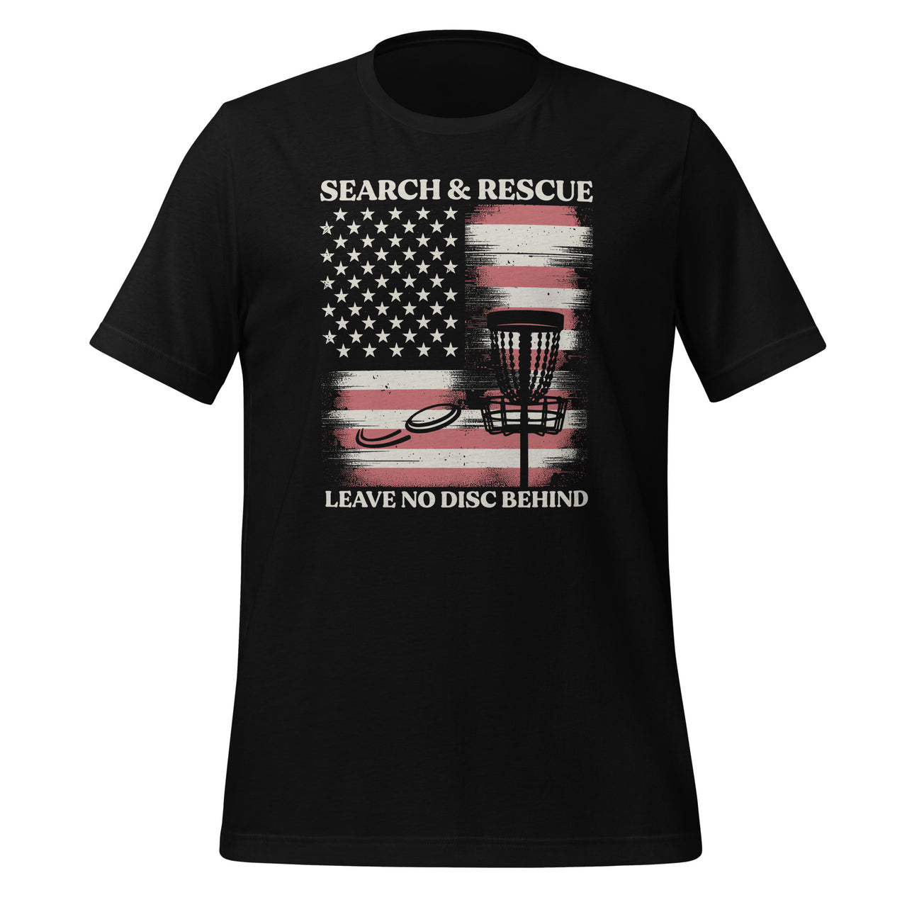 Disc Golf Search & Rescue Leave No Disc Behind Unisex T-Shirt