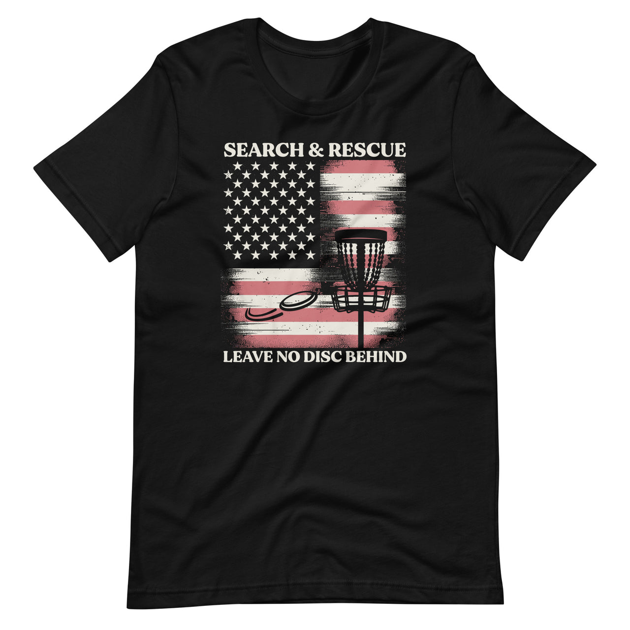 Disc Golf Search & Rescue Leave No Disc Behind Unisex T-Shirt