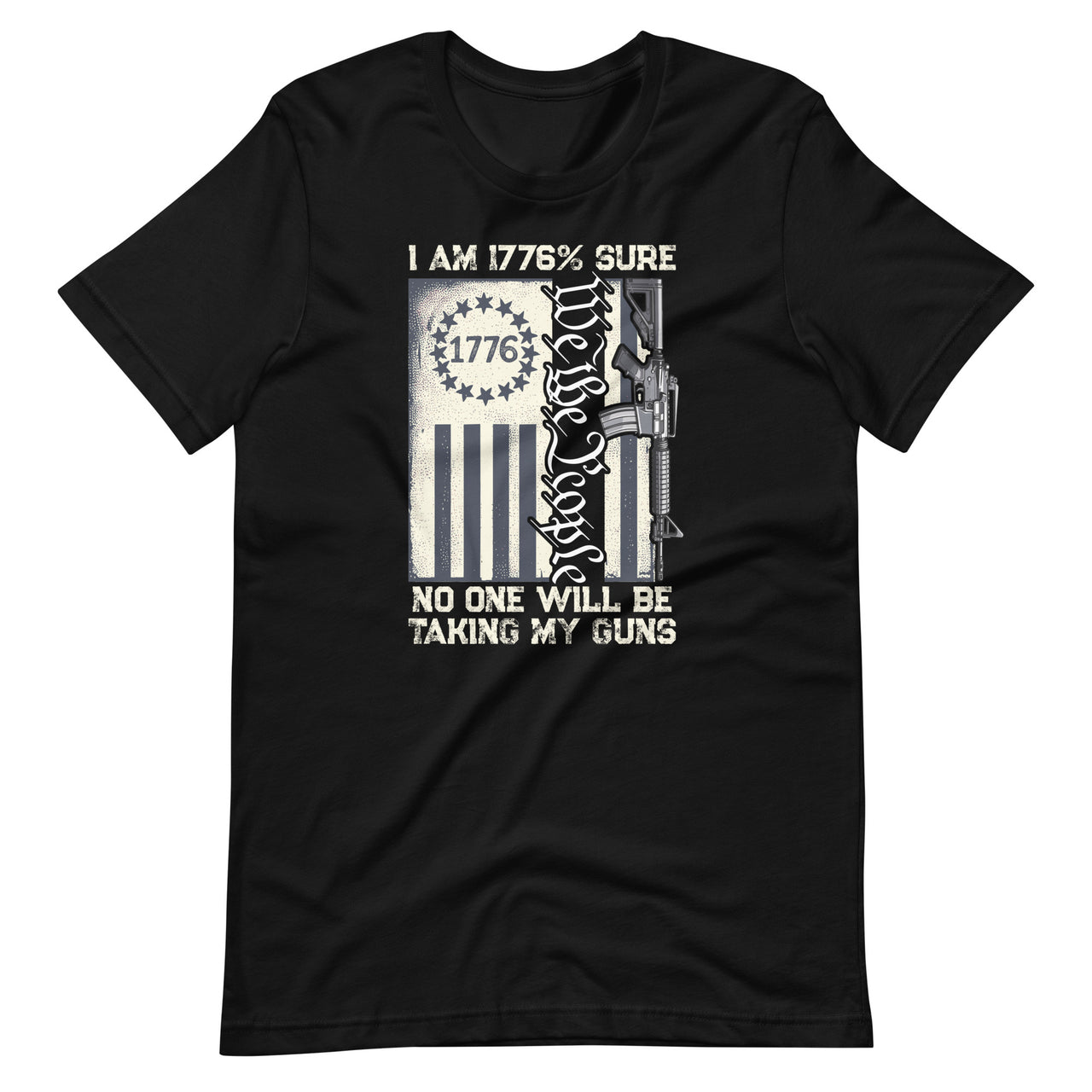 I'm 1776 Sure No One Is Taking My Guns USA Flag Patriotic Unisex t-shirt