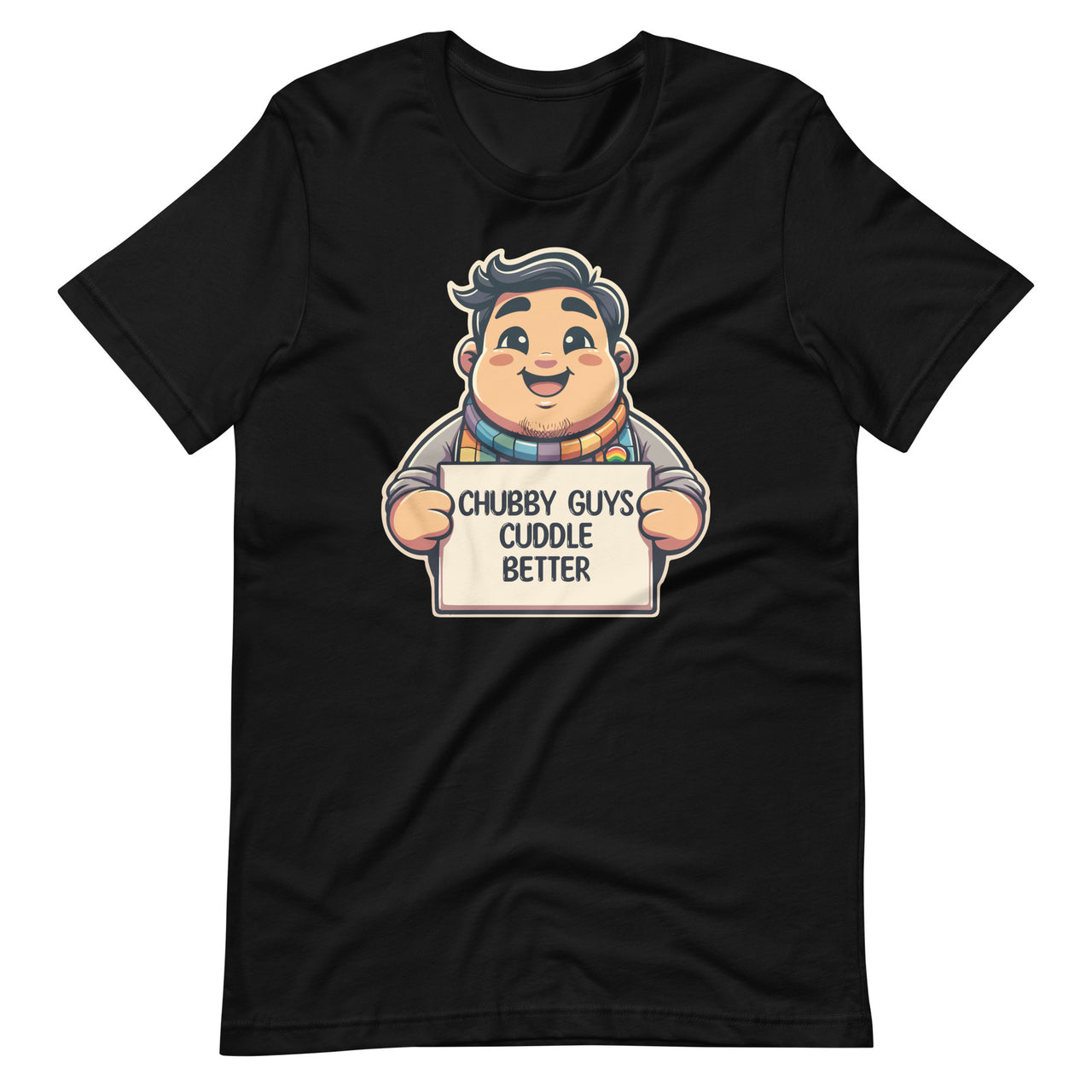 Chubby Guys Cuddle Better Gay Subculture Funny Comfort Unisex T-Shirt