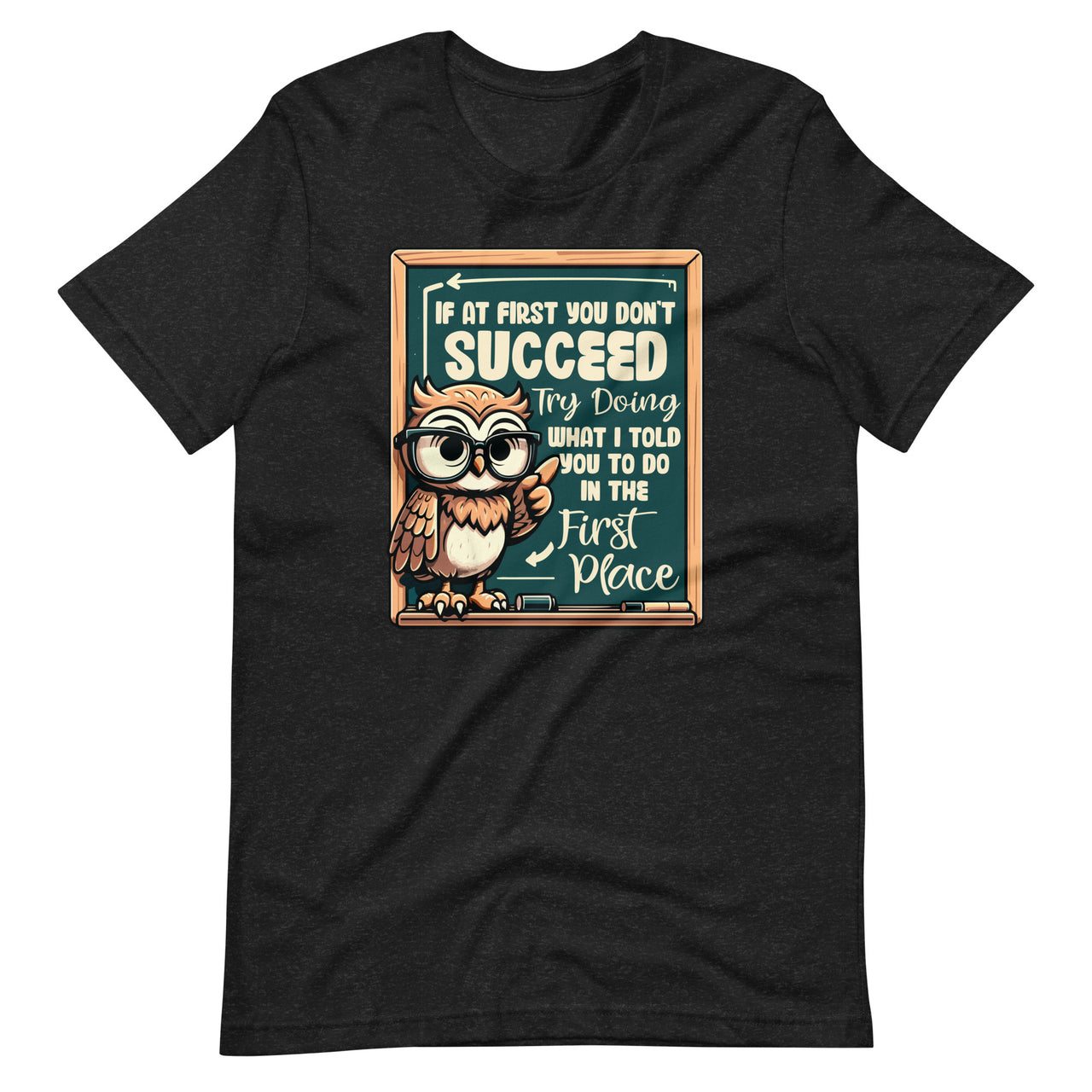 If At First You Don't Succeed Try Doing What I Told You To Unisex T-Shirt