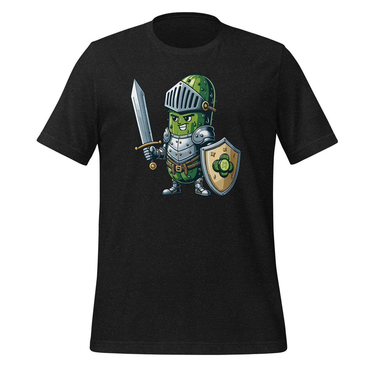 Cool Pickle In Knight Style Medieval Warrior Lovers Unisex T-Shirt