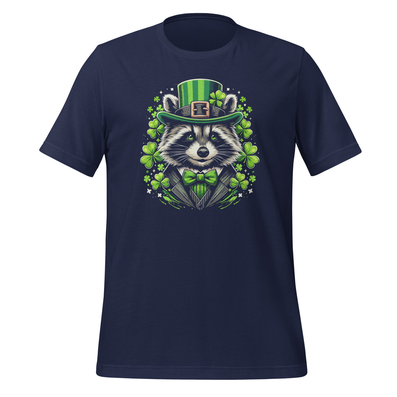 St Patricks Day Irish Raccoon Leprechaun Saint Paddys Unisex T-Shirt