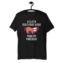 A Sloth Does More Work Than My Pancreas - Diabetes Awareness Short-Sleeve Unisex T-Shirt