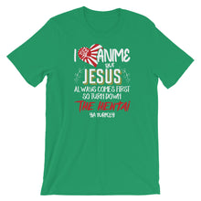 I Love Anime But Jesus Always Comes First - Anime Lover Fans Short-Sleeve Unisex T-Shirt