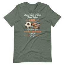 Once Upon A Time There Was A Girl Loved Soccer And Books Short-Sleeve Unisex T-Shirt