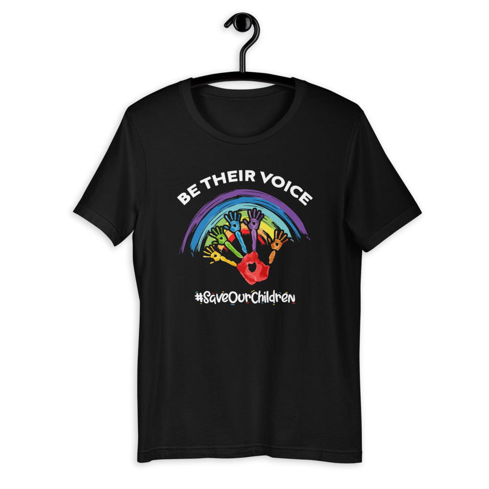 Be Their Voice Save Our Children - End Human Trafficking Short-Sleeve Unisex T-Shirt