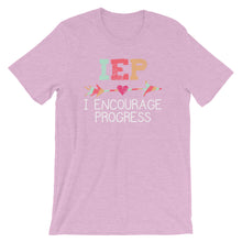 IEP I Encourage Progress Special Education School Teacher Short-Sleeve Unisex T-Shirt