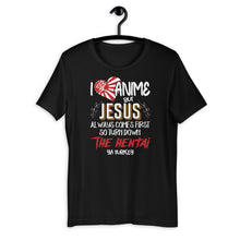 I Love Anime But Jesus Always Comes First - Anime Lover Fans Short-Sleeve Unisex T-Shirt