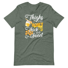 Thighs Like Honey Thick And Sweet - Sexy Sassy Gym Workout Short-Sleeve Unisex T-Shirt
