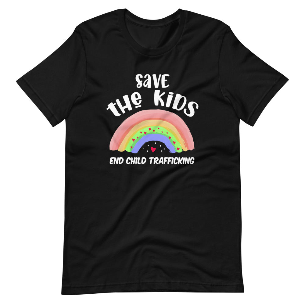 Save The Kids End Child Trafficking - Sayings Short-Sleeve Unisex T-Shirt