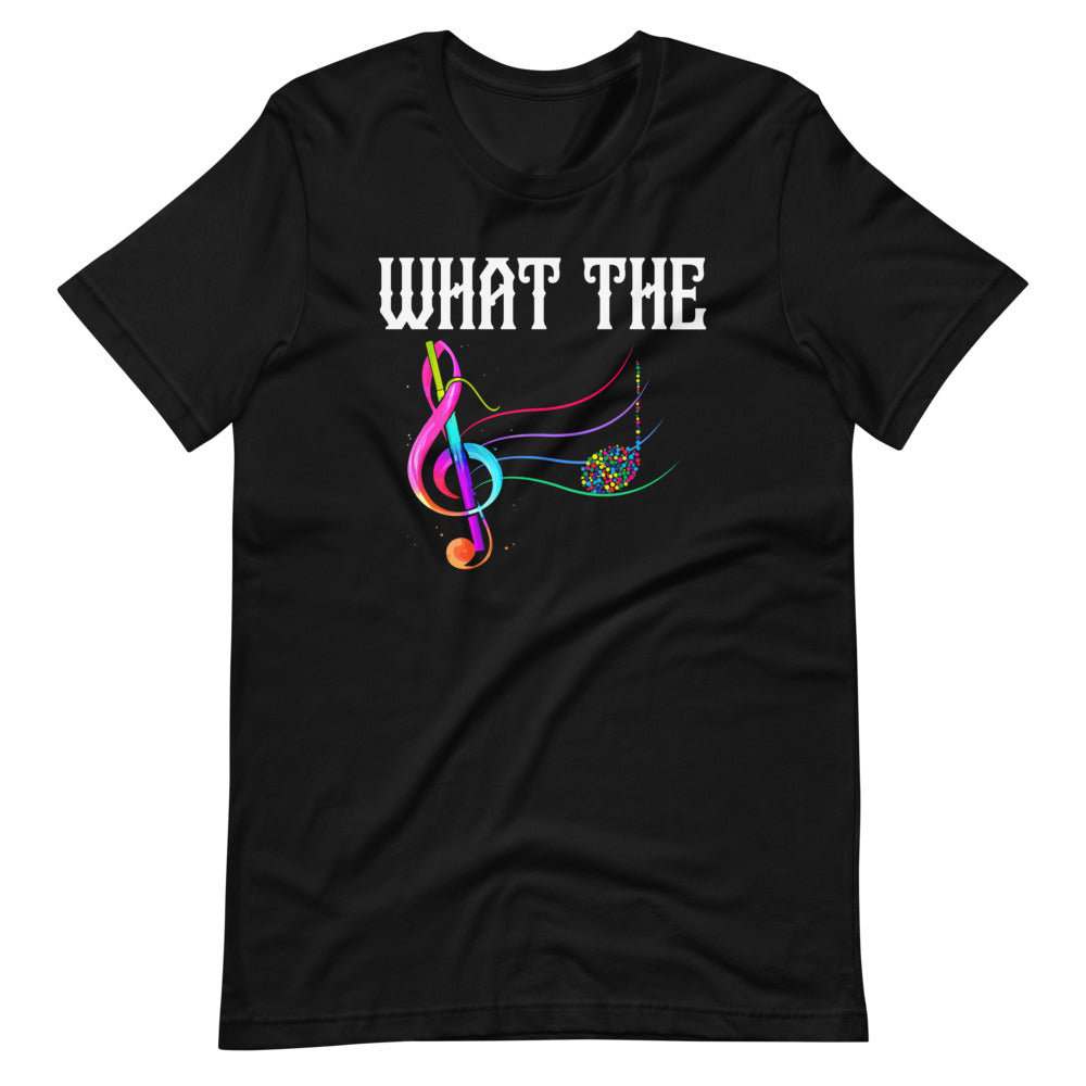 What The F Music Funny Musical Note Key - Novelty Short-Sleeve Unisex T-Shirt