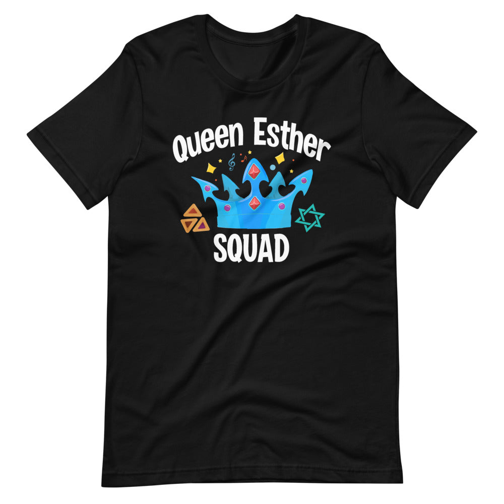 Queen Esther Squad - Funny Jewish - Purim Happy Costume Short-Sleeve Unisex T-Shirt