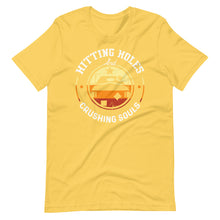 Hitting Holes and Crushing Souls - Cornhole Funny Saying Short-Sleeve Unisex T-Shirt